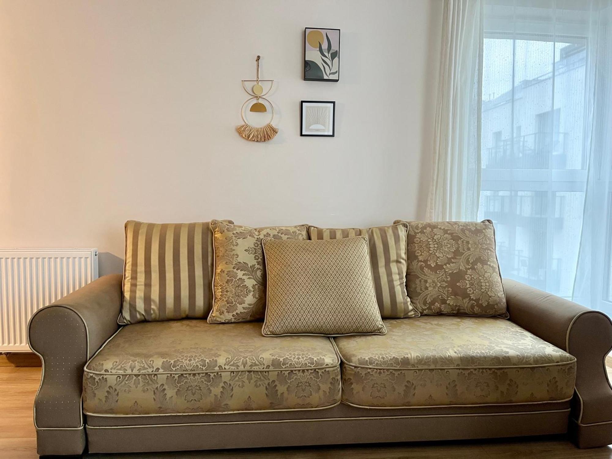 Oldtown Retro Apartment By Marina With Balcony For 6 People กดัญสก์ ภายนอก รูปภาพ